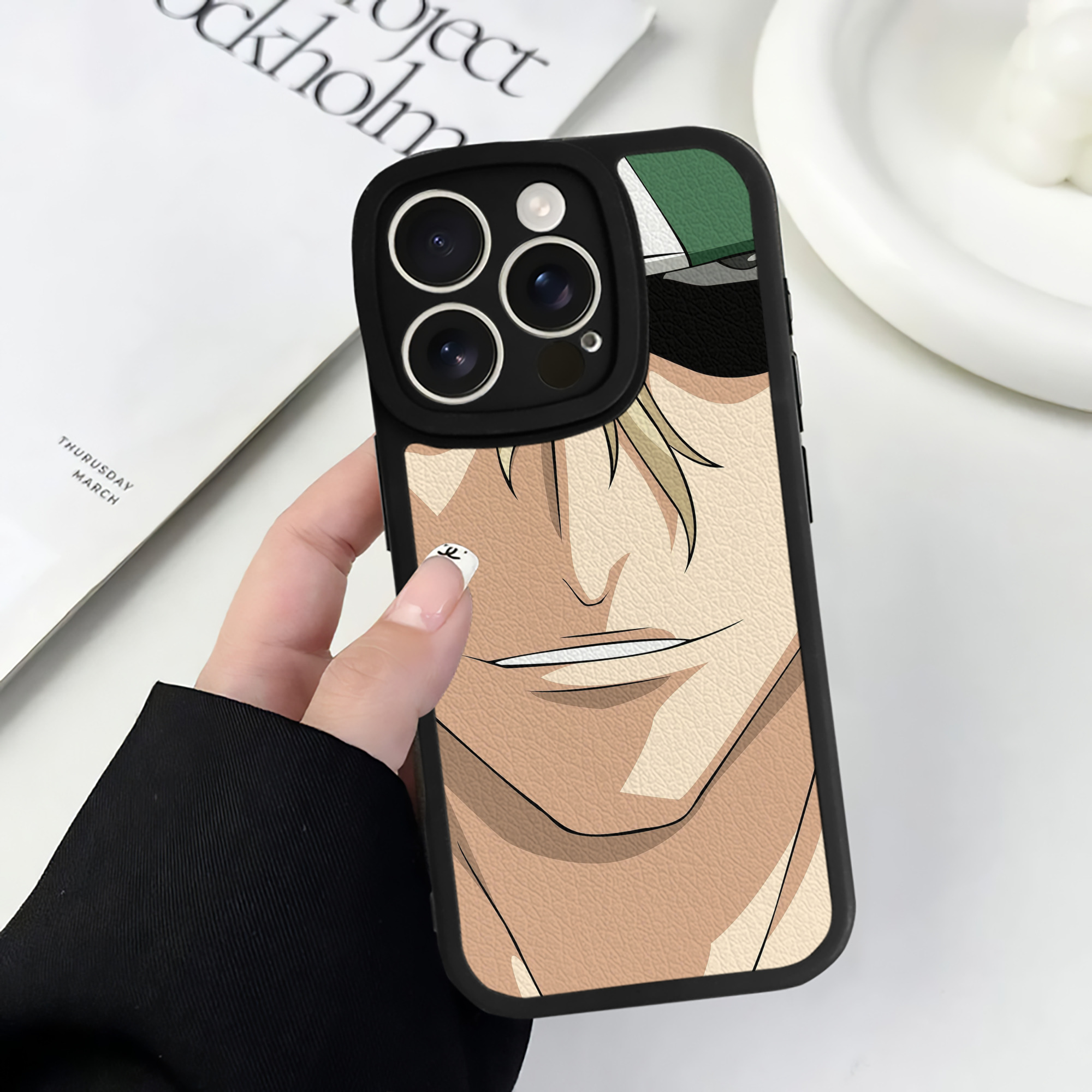 （画像用） ブリーチ BLEACH 【iPhone 16シリーズ対応】シリコンスマホケース（レザー調） 材質：シリコン